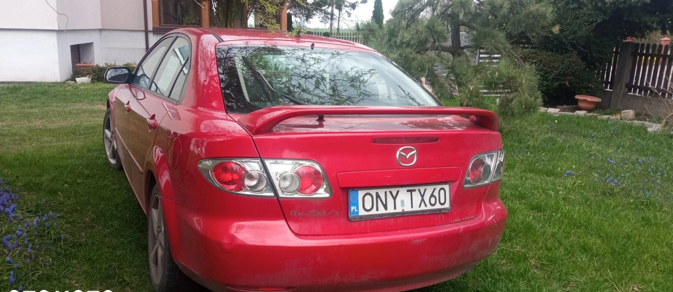 Mazda 6 cena 7000 przebieg: 286000, rok produkcji 2004 z Grodków małe 172